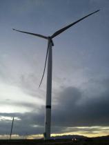 黃河公司海南共和200兆瓦風電項目91臺風機全部吊裝完成
