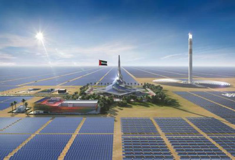 阿聯酋正在努力建設世界上最大的太陽能發電綜合體