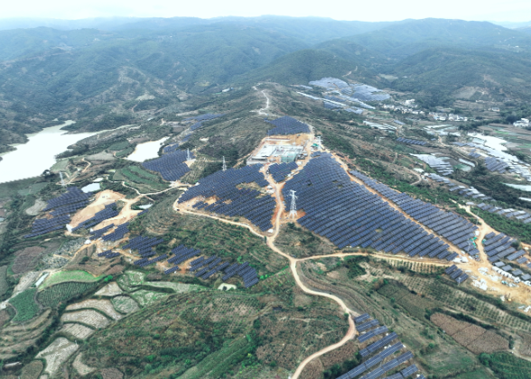 云南永仁縣140兆瓦光伏項目全容量并網發電