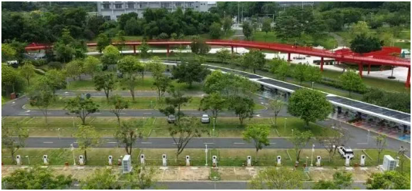 全國單站規模最大兆瓦級車網互動閃充示范站落地深圳